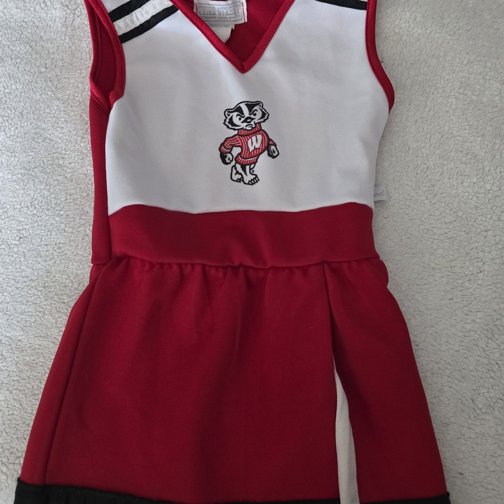 Kids Red and White Dress